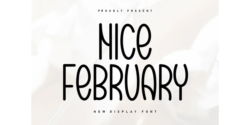 Nice February Font by KC Production — Display Font