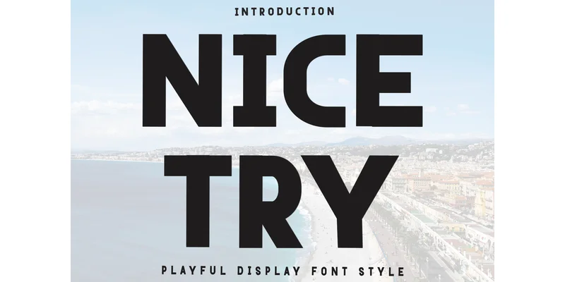 Nice Try Font by Inermedia STUDIO — Display Font