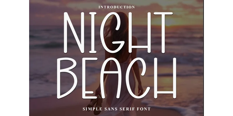 Night Beach Font by Inermedia STUDIO — Sans Serif Font