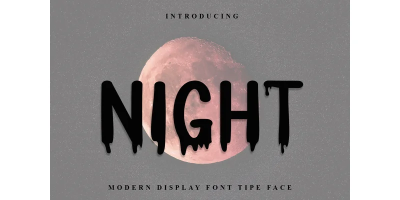 Night Font by PiPi Creative — Display Font