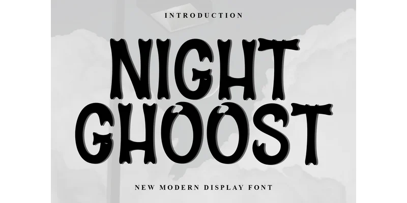 Night Ghoost Font by Inermedia STUDIO — Display Font