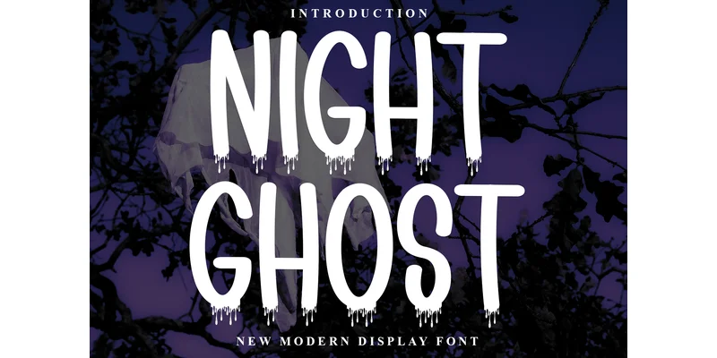 Night Ghost Font by Inermedia STUDIO — Display Font