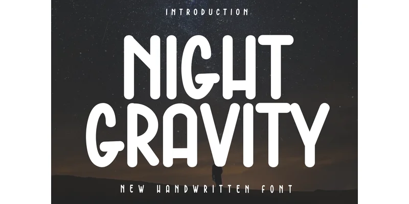 Night Gravity Font by Plafont store — Display Font