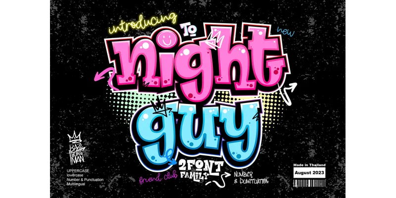 Night Guy Font by BB Type Studios — Display Font