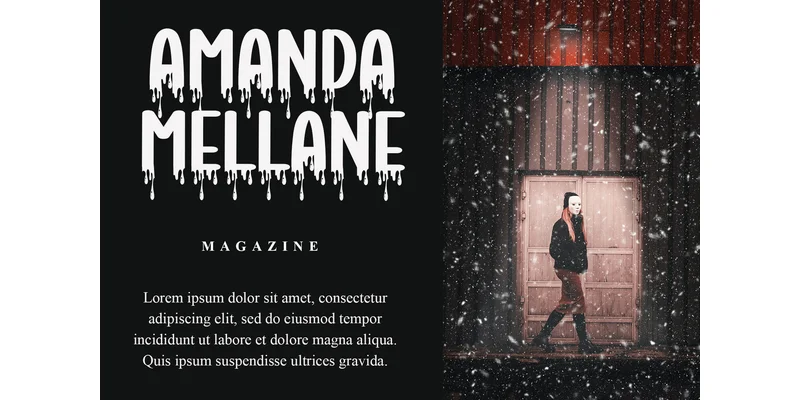 Night Scarry Font by FreshTypeINK — Display Font — thumbnail 2