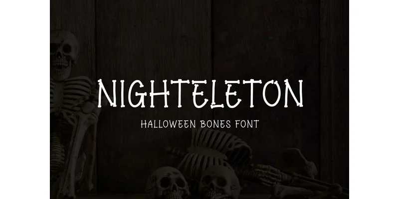 Nighteleton Font by Mightyfire by Mightyfire — Decorative Font