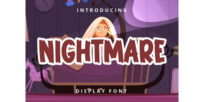 Nightmare Font by Brilian — Display Font