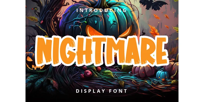 Nightmare Font by nicetrip7 — Display Font