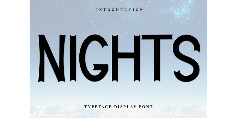 Nights Font by PiPi Creative — Display Font