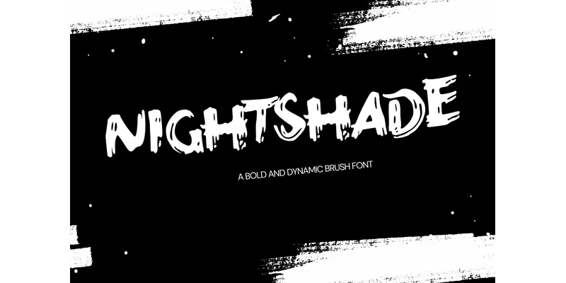 Nightshade Font by Arzaq's Studio — Display Font