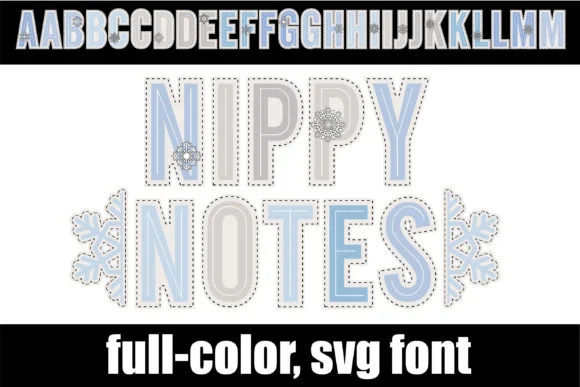 Nippy Notes by Illustration Ink — Color Fonts Font