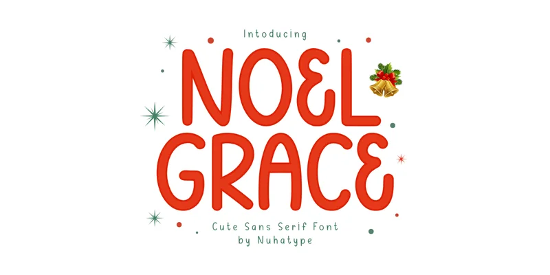 Noel Grace Font by Nuhatype — Sans Serif Font