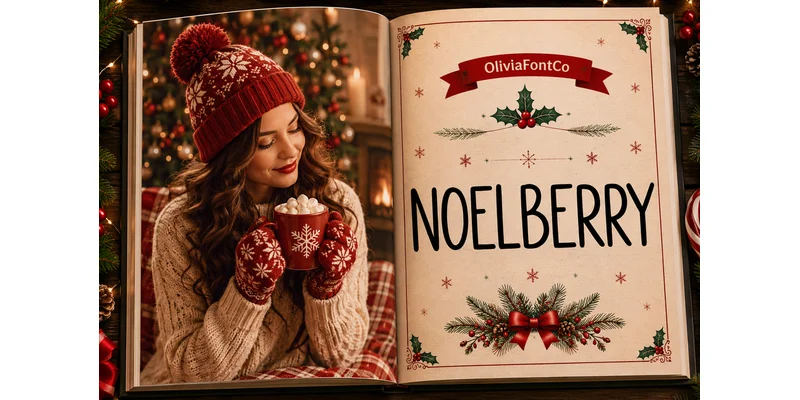Noelberry Font by OliviaFontCo by OliviaFontCo — Sans Serif Font — thumbnail 2