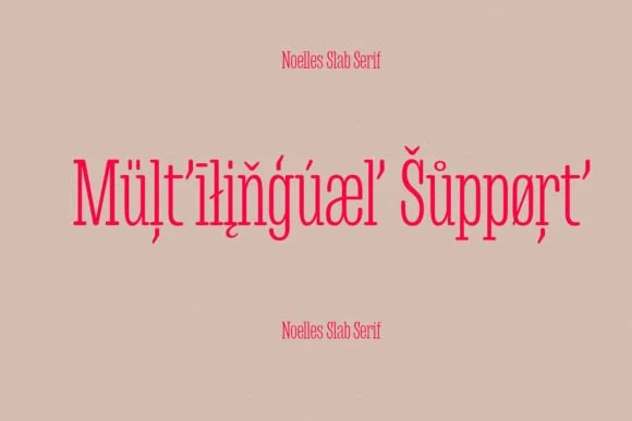 Noelles by Maulana Creative — Slab Serif Font — thumbnail 7