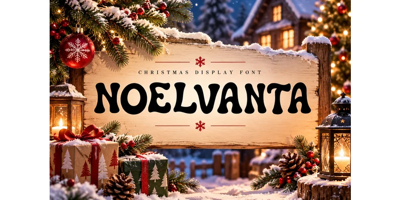 Noelvanta Font by TypeIQ — Display Font