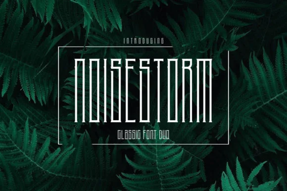 NoiseStorm by The-sastra — Slab Serif Font