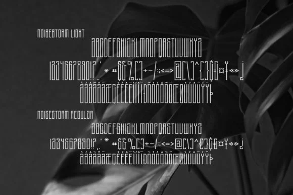 NoiseStorm by The-sastra — Slab Serif Font — thumbnail 3