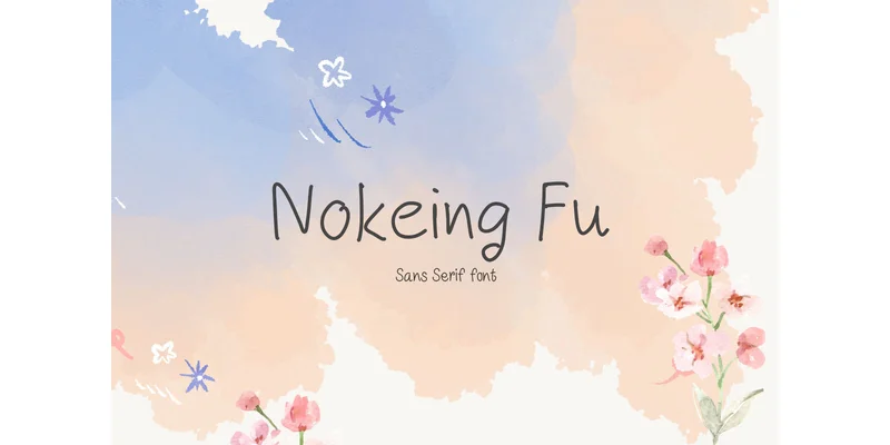 Nokeing Fu Font by TanoiCartoonist — Sans Serif Font