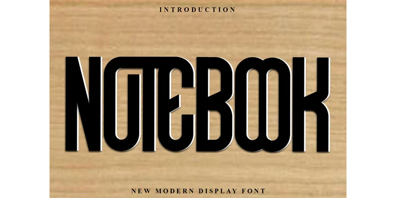 Notebook Font by PiPi Creative — Display Font
