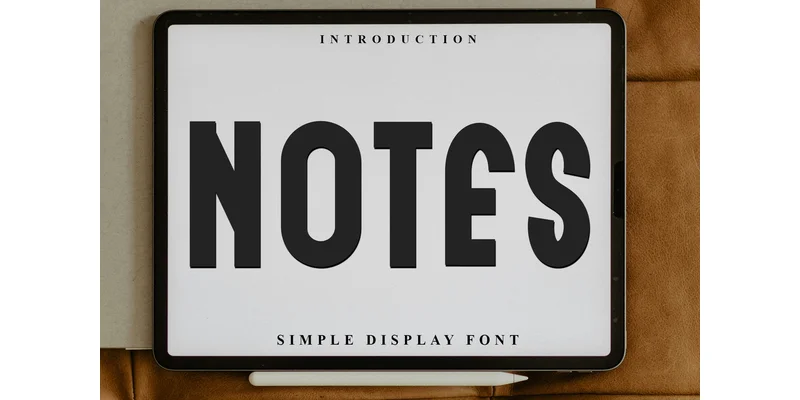 Notes Font by Inermedia STUDIO — Display Font