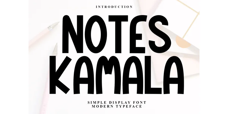 Notes Kamala Font by Inermedia STUDIO — Sans Serif Font