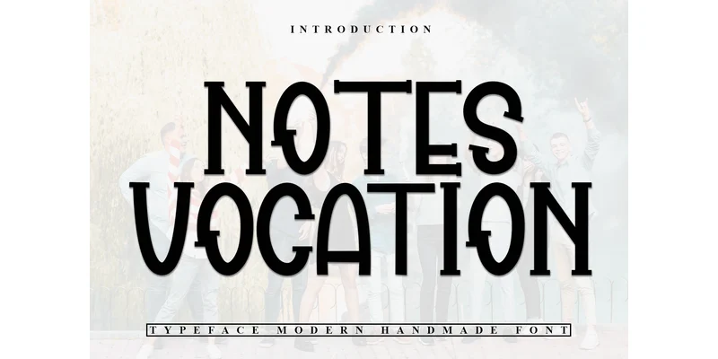 Notes Vocation Font by Inermedia STUDIO — Display Font