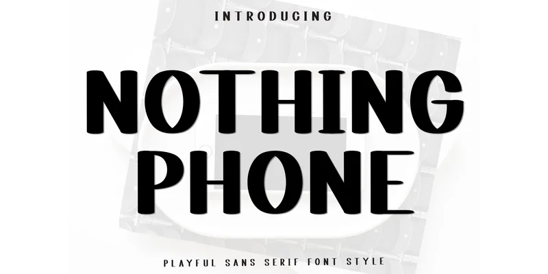 Nothing Phone Font by FreshTypeINK — Display Font