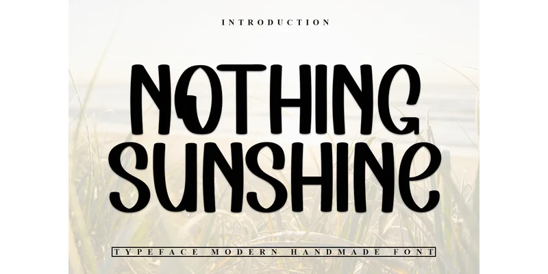 Nothing Sunshine Font by Inermedia STUDIO — Display Font