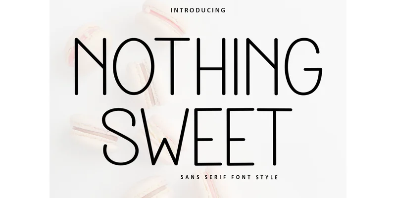 Nothing Sweet Font by FreshTypeINK — Sans Serif Font