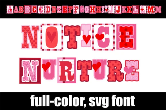 Notice Nurture by Illustration Ink — Color Fonts Font
