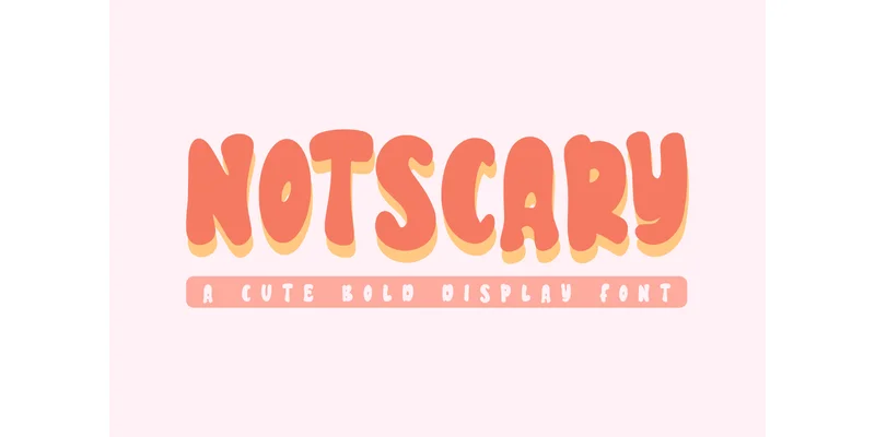 Notscary Font by Letterayu — Display Font