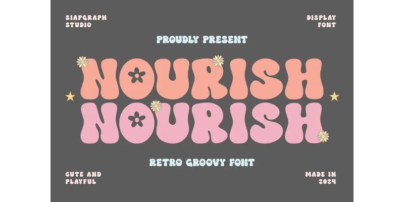Nourish Font by SiapGraph — Display Font
