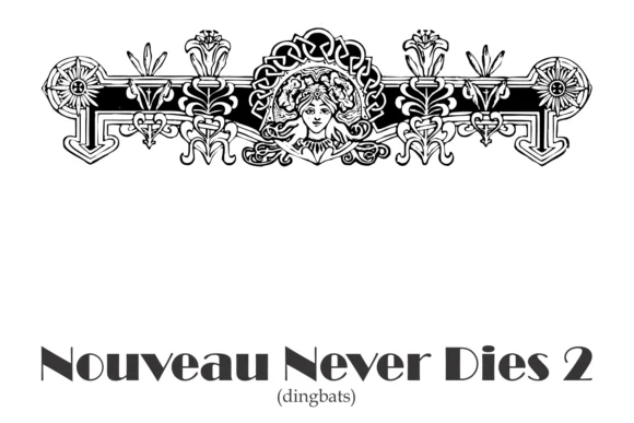 Nouveau Never Dies by Intellecta Design — Dingbats Font
