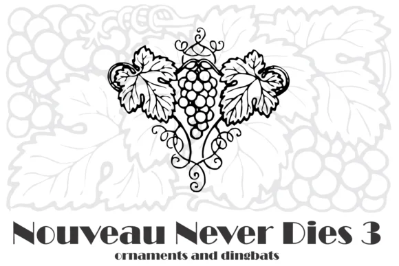 Nouveau Never Dies by Intellecta Design — Dingbats Font