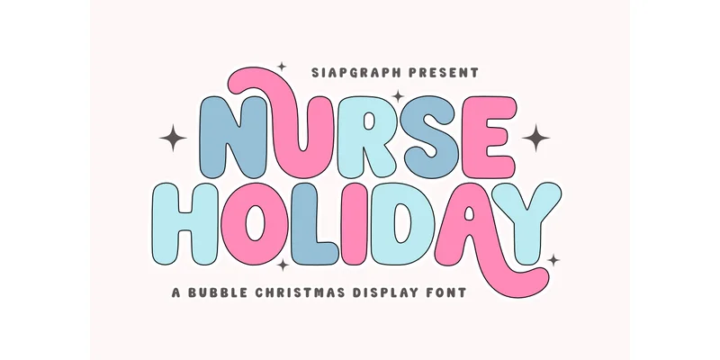 Nurse Holiday Font by SiapGraph — Display Font