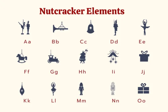 Nutcracker Elements by Pui Art — Dingbats Font — thumbnail 2
