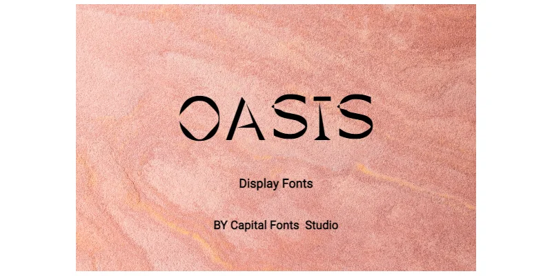 Oasis Font by Bloomora Studio — Display Font
