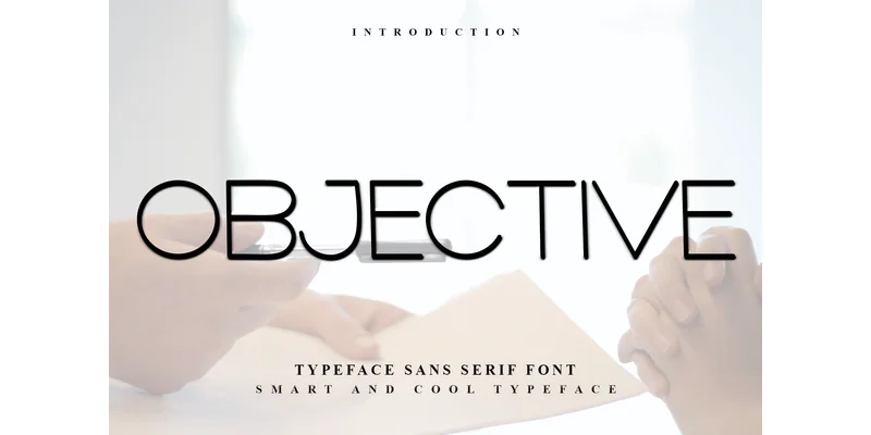 Objective Font by FreshTypeINK — Sans Serif Font