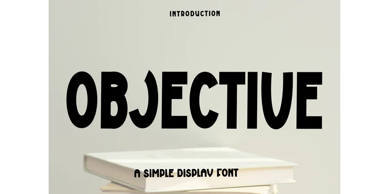 Objective Font by FreshTypeINK — Display Font