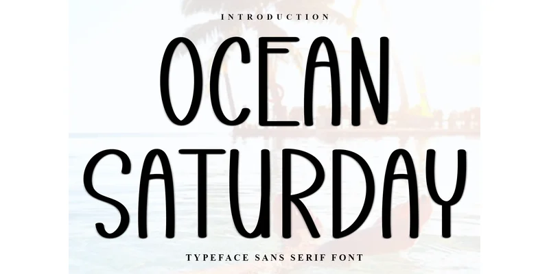 Ocean Saturday Font by Inermedia STUDIO — Display Font