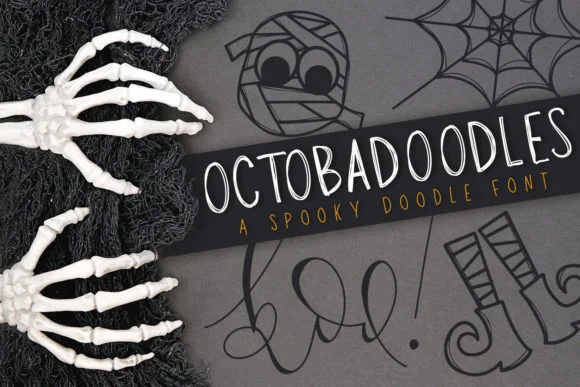 OctobaDoodles by browncowcreatives — Dingbats Font