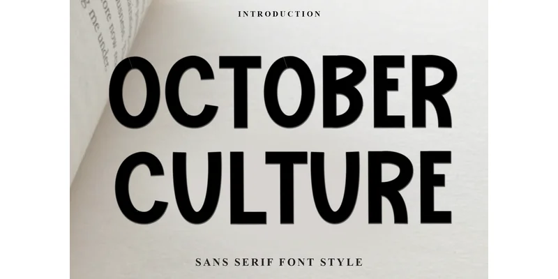 October Culture Font by Inermedia STUDIO — Display Font