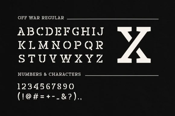 Off War by liszarinzani — Slab Serif Font — thumbnail 2