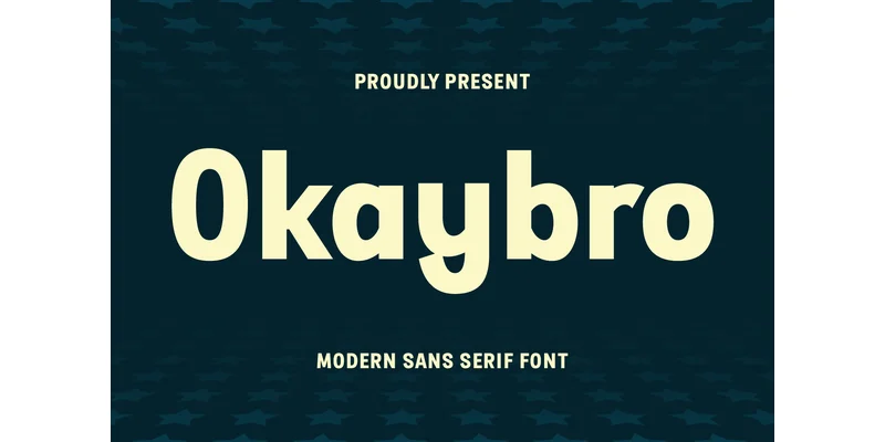 Okaybro Font by Eightde — Sans Serif Font