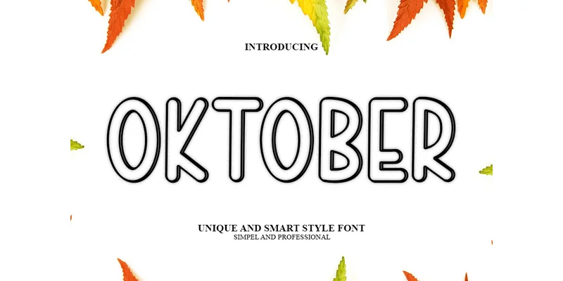 Oktober Font by PAYJHOshop — Sans Serif Font