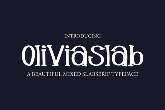Oliviaslab by Crafty Files — Slab Serif Font