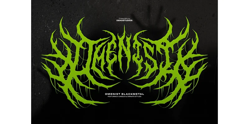 Omenist Font by Denustudios by Denustudios — Blackletter Font