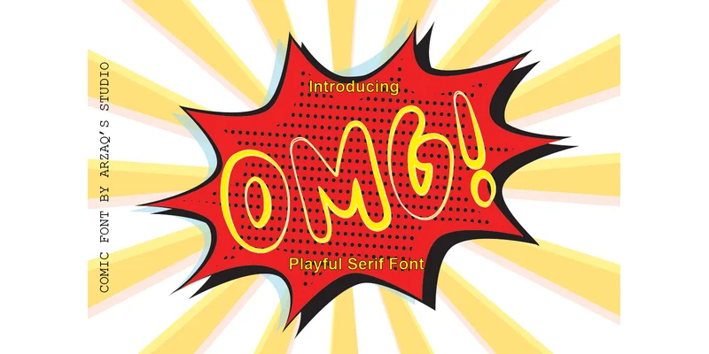 Omg Font by Arzaq's Studio — Display Font