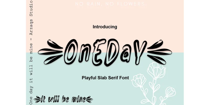 Oneday Font by Arzaq's Studio — Sans Serif Font