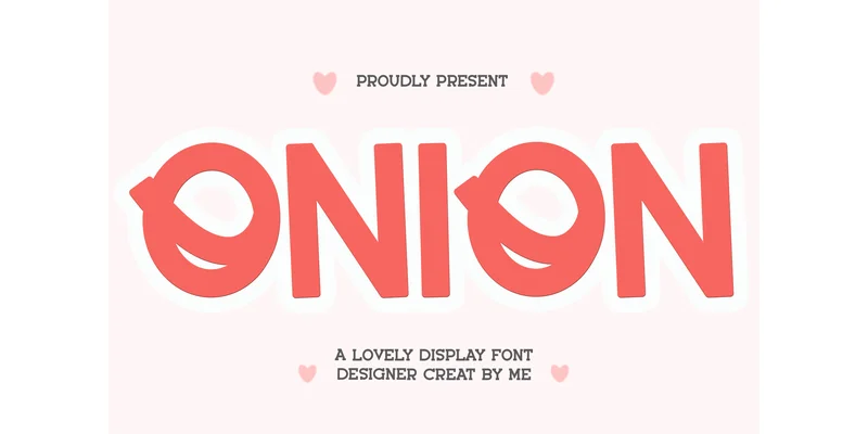 Onion Font by K_IN Studio — Display Font
